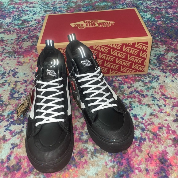 Vans Sk8-Hi MTE-2 “Black Glitter” Men’s Size 5 Women’s 6.5 - Picture 5 of 7
